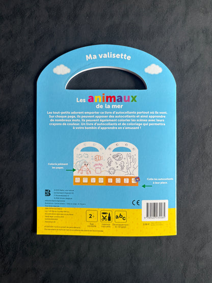 Je colle et je colorie - les animaux de la mer
