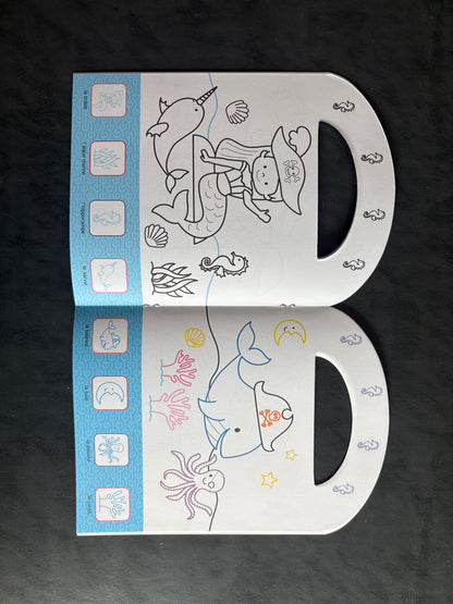 Je colle et je colorie - les pirates