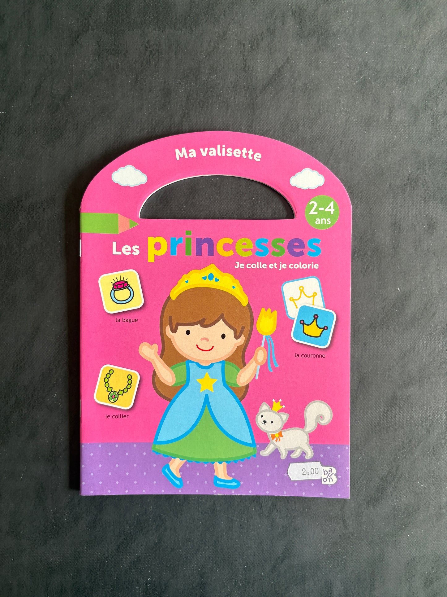 Je colle et je colorie - les princesses