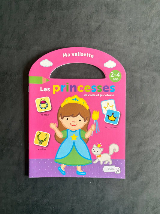 Je colle et je colorie - les princesses