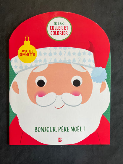 Coller et colorier - bonjour, père Noël !