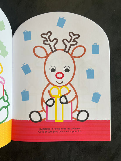 Coller et colorier - bonjour, père Noël !