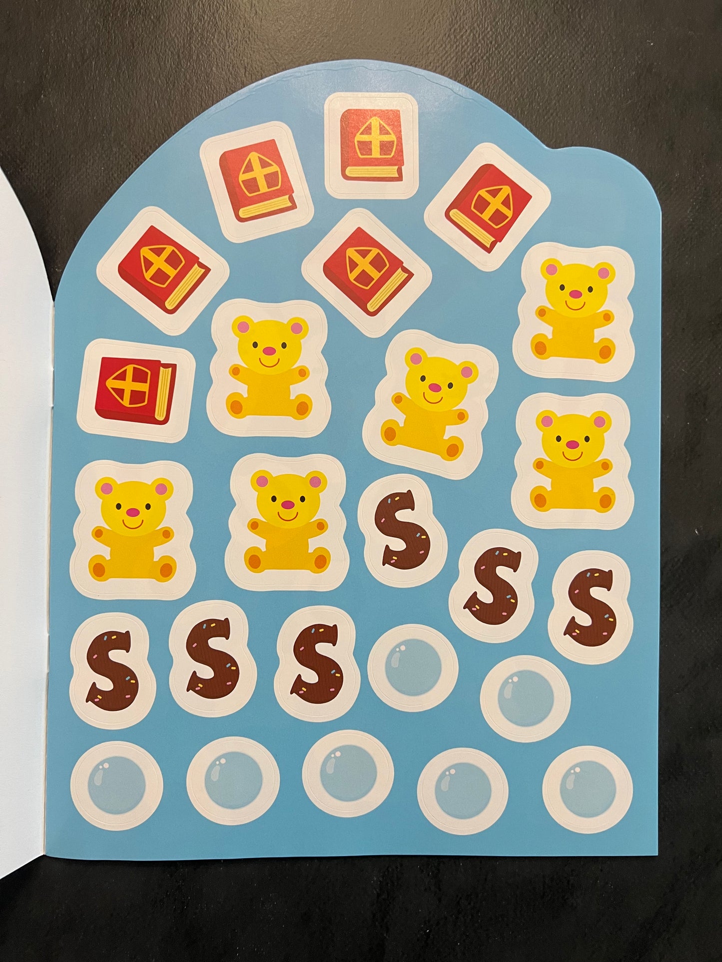 Coller et colorier - bonjour, Saint-Nicolas !