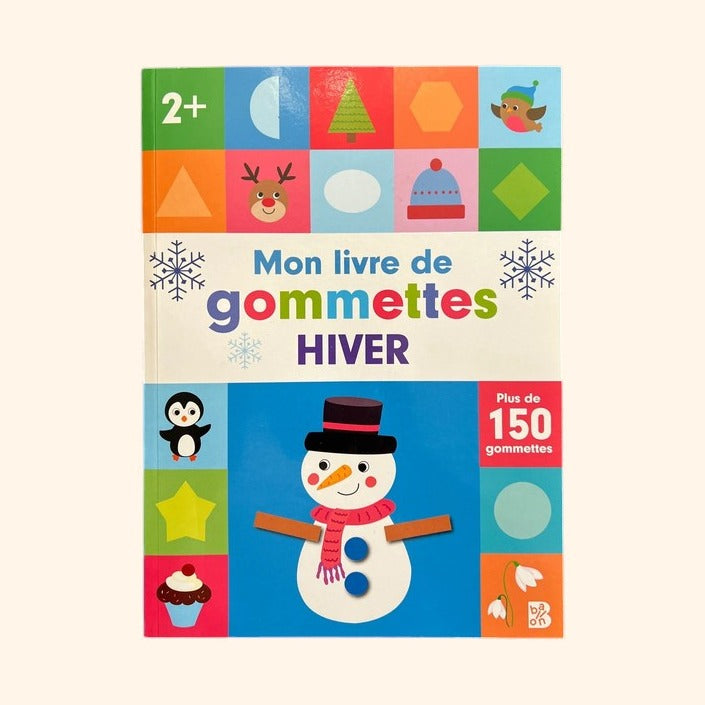 Mon livre de gommettes - Hiver | Stickers amusants 5-7 ans