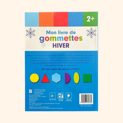 Mon livre de gommettes - Hiver | Stickers amusants 5-7 ans