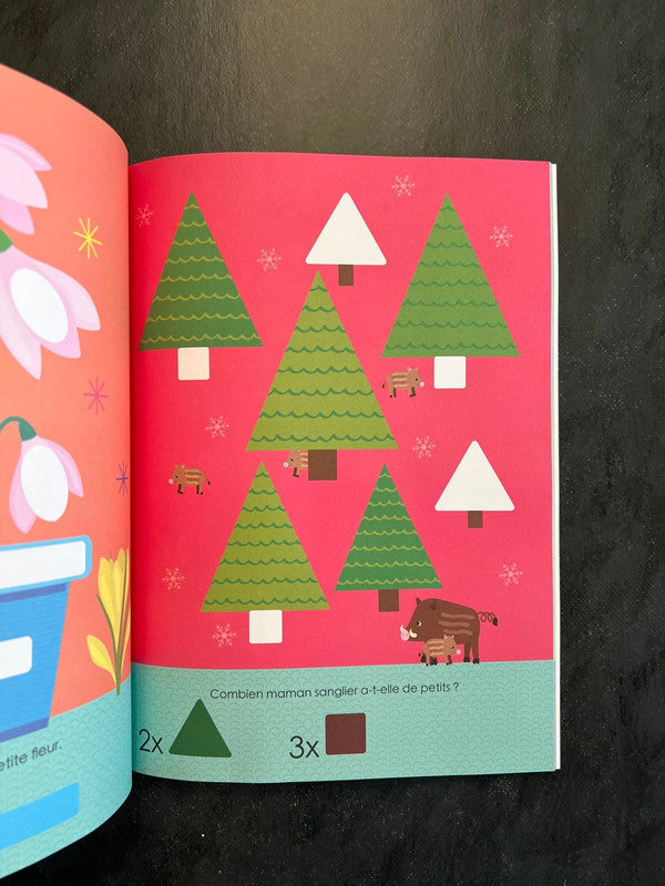 Mon livre de gommettes - hiver