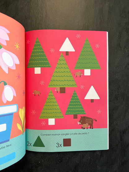 Mon livre de gommettes - hiver