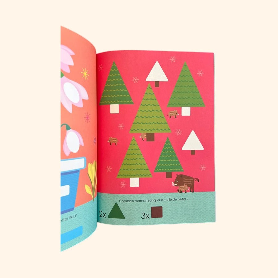 Mon livre de gommettes - Hiver | Stickers amusants 5-7 ans