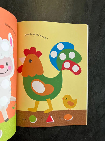 Livre d’autocollants - à partir de 2 ans