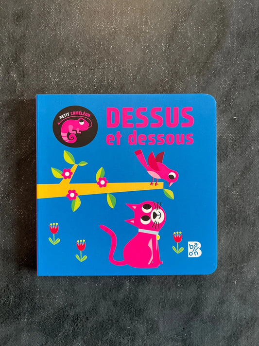 Livre cartonné - dessus et dessous