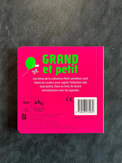 Livre cartonné - grand et petit
