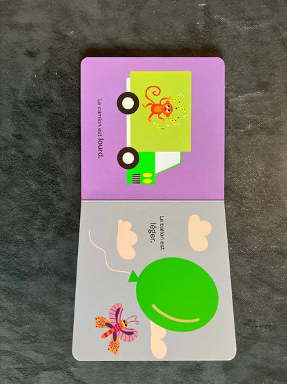 Livre cartonné - grand et petit