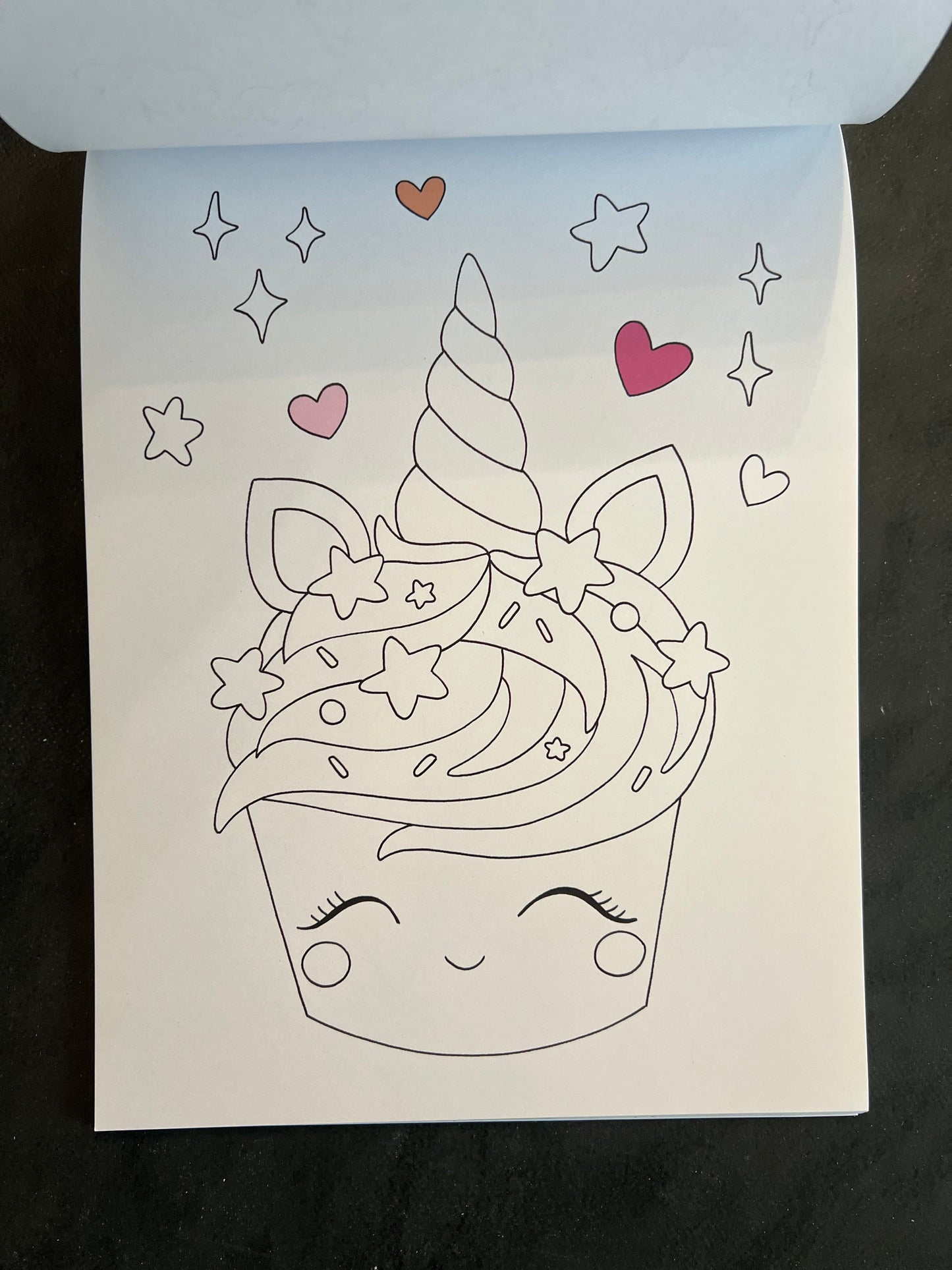 Mon bloc à colorier - j'aime les licornes