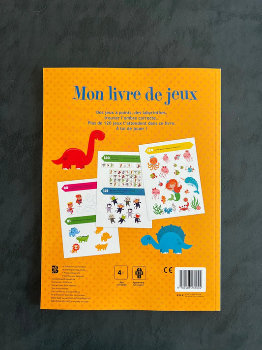 Mon livre de jeux - 4 ans et plus