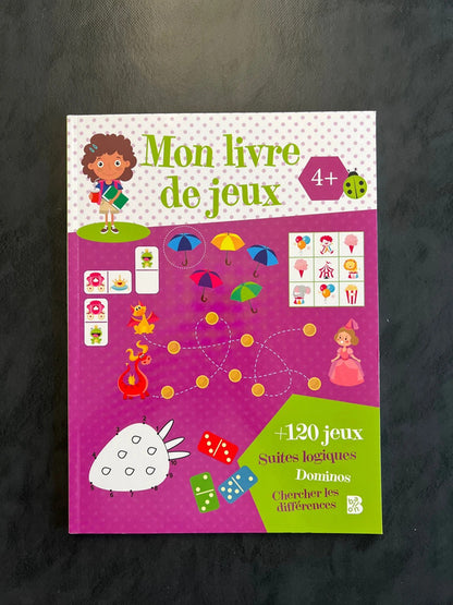 Mon livre de jeux - dès 4 ans - +120 jeux