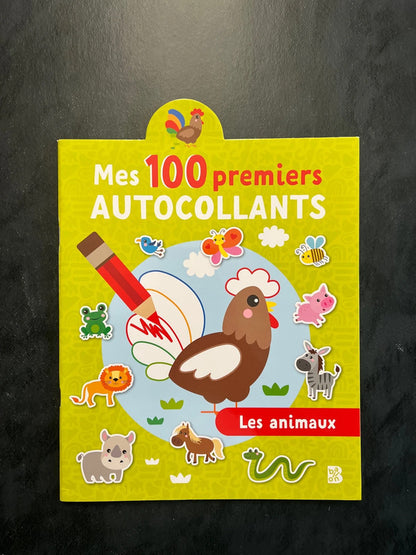 Mes 100 premiers autocollants - les animaux