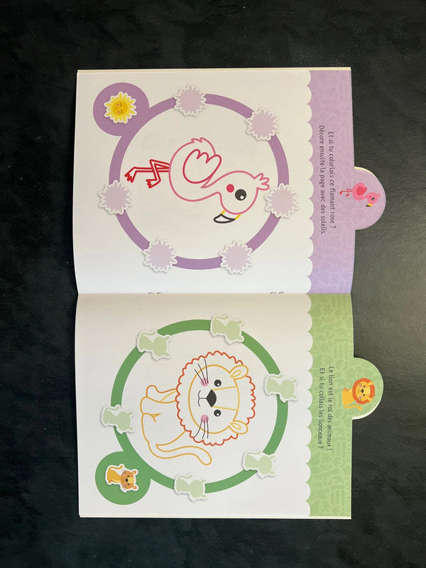 Mes 100 premiers autocollants - les animaux