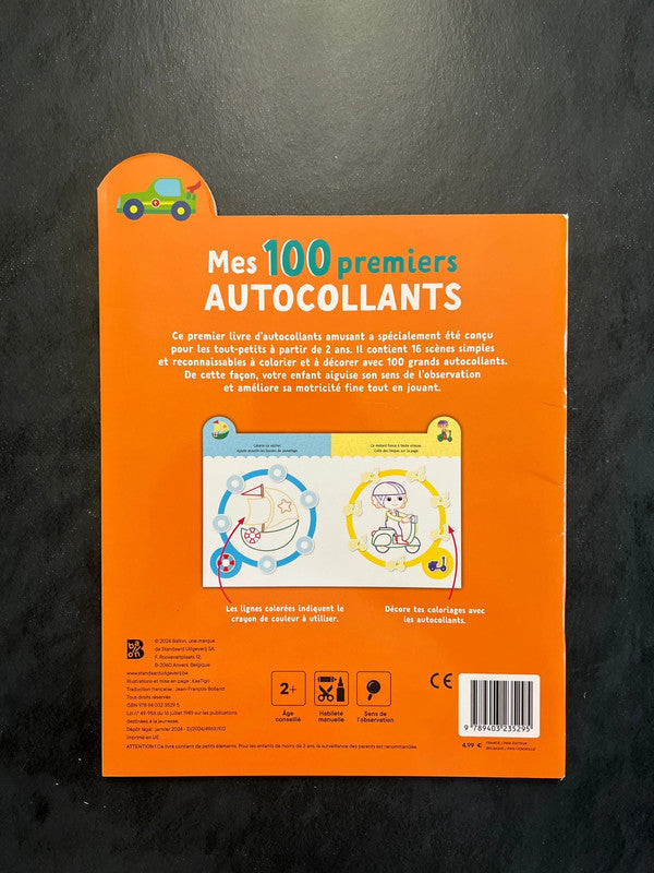Mes 100 premiers autocollants - les véhicules