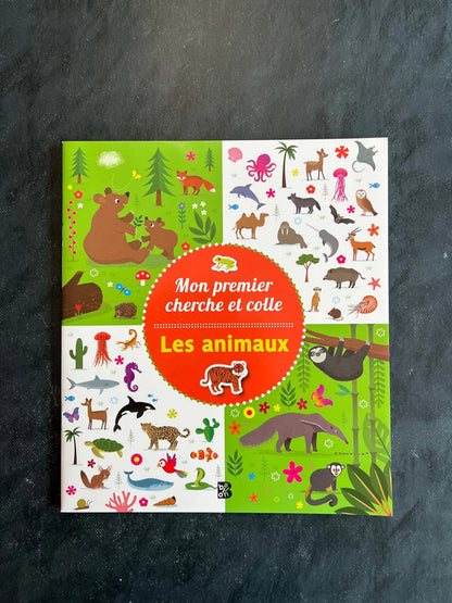 Mon premier cherche et colle - les animaux