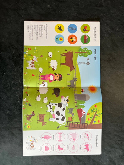 Mon premier cherche et colle - la ferme