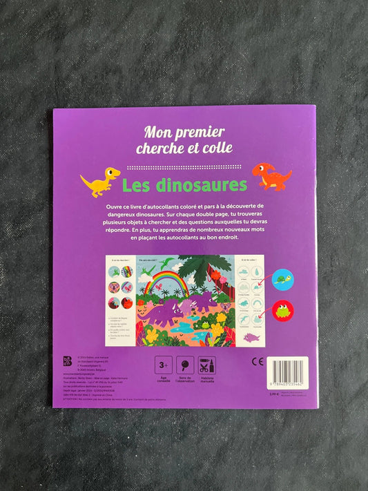 Mon premier cherche et colle - les dinosaures