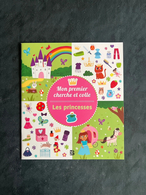 Mon premier cherche et colle - les princesses