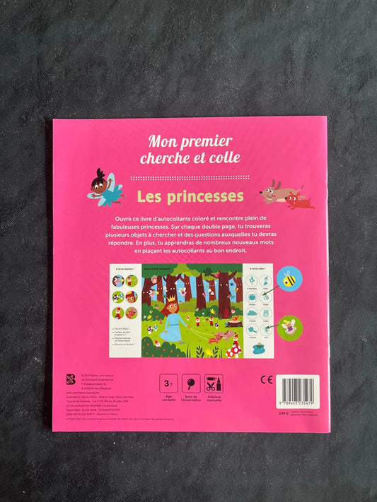 Mon premier cherche et colle - les princesses