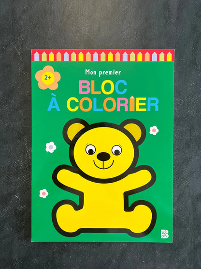 Mon premier bloc à colorier - dès 2 ans