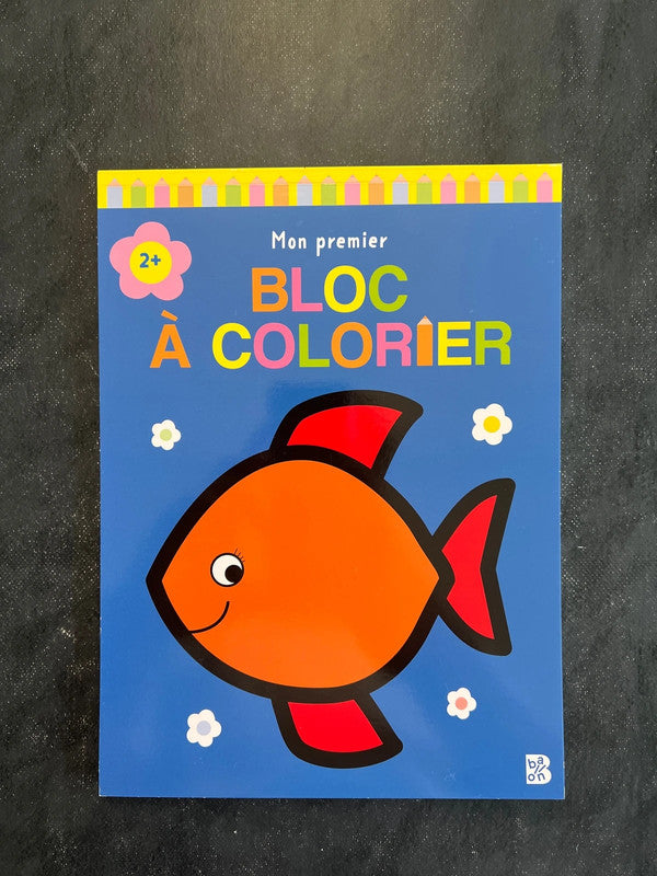 Mon premier bloc à colorier - dès 2 ans