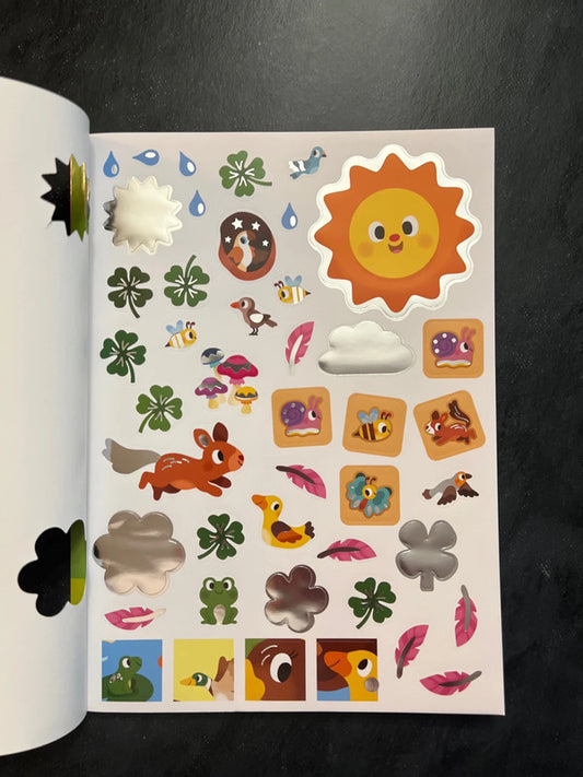 Mes autocollants scintillants - Le printemps | 4-6 ans