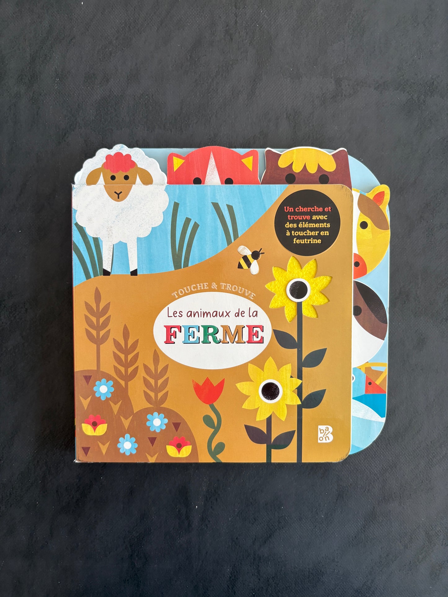 Livre à toucher - Les animaux de la ferme