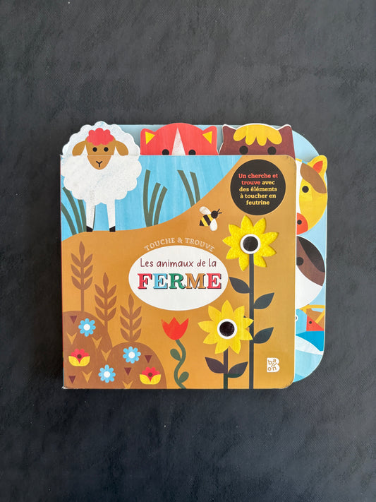 Livre à toucher - Les animaux de la ferme