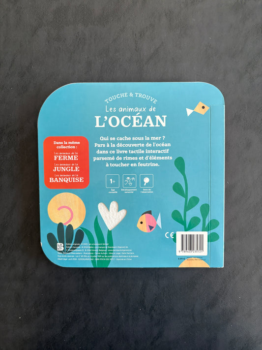 Livre à toucher - Les animaux de l'océan