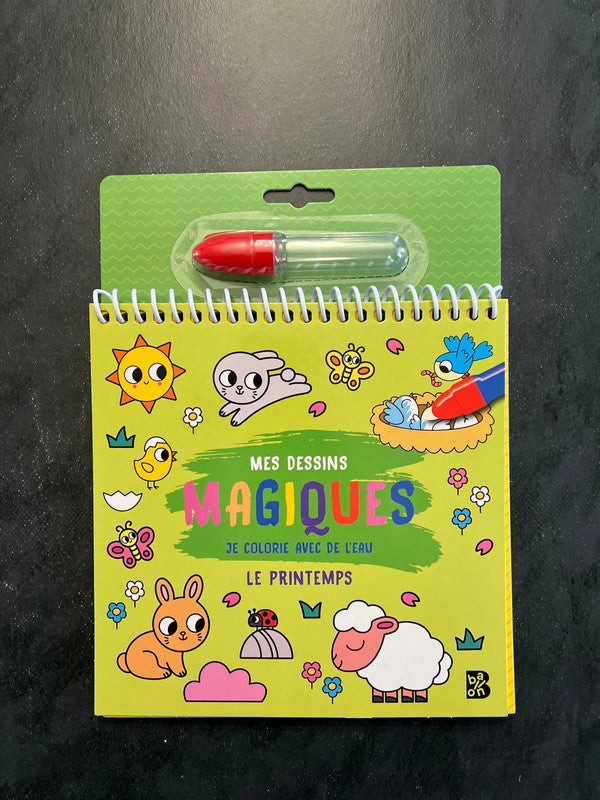 Mes dessins magiques - le printemps