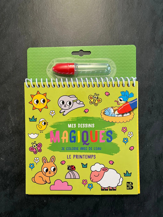 Mes dessins magiques - le printemps