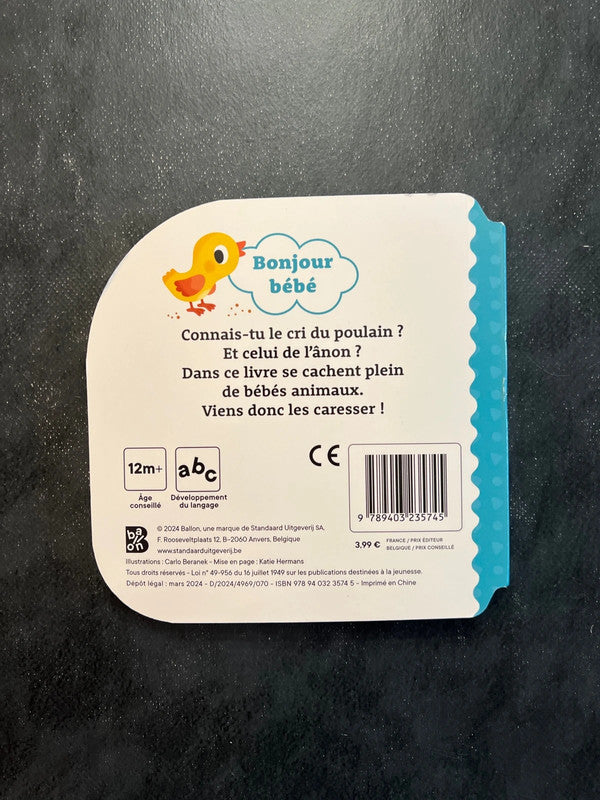 Livre cartonné - les animaux de la ferme