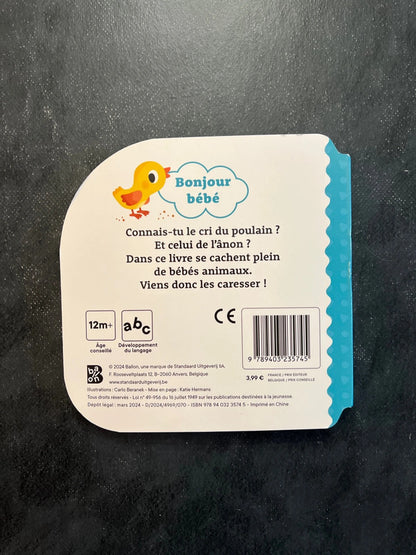 Livre cartonné - les animaux de la ferme