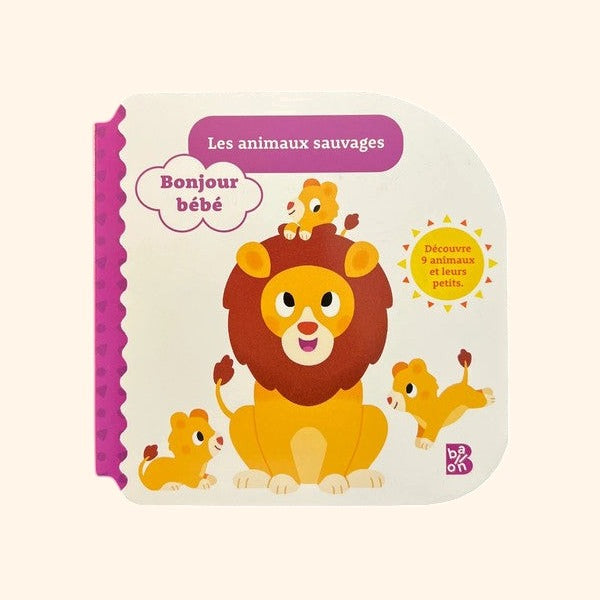 Les animaux sauvages - Livre cartonné pour les tout-petits (0-2 ans)