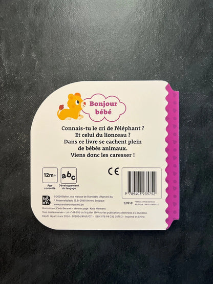 Livre cartonné - les animaux sauvages