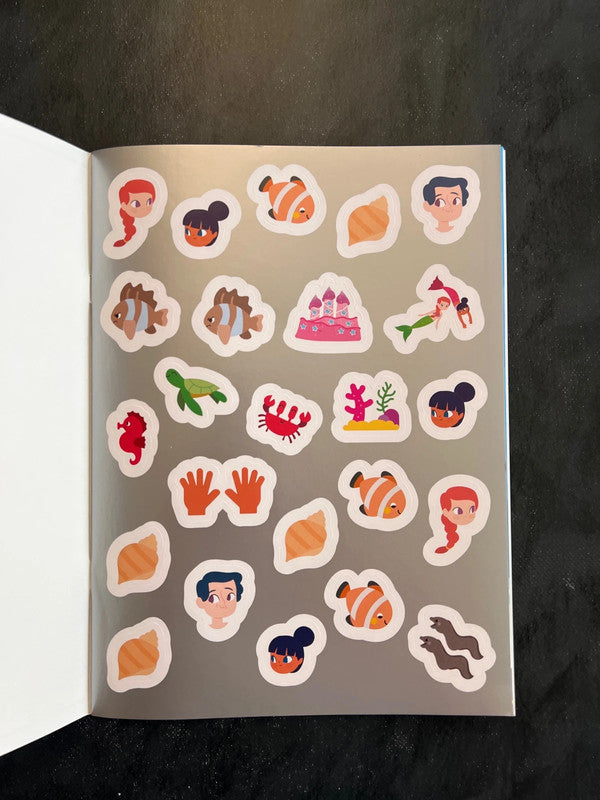 Livre d’autocollants - mon amie la sirène