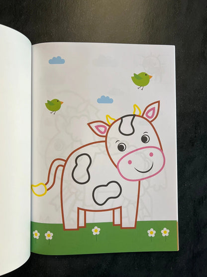 Mon premier livre à colorier - la ferme