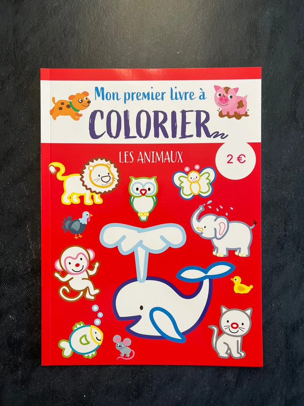 Mon premier livre à colorier - les animaux