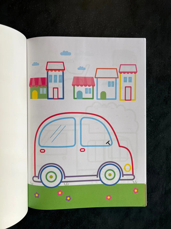 Mon premier livre à colorier - les véhicules