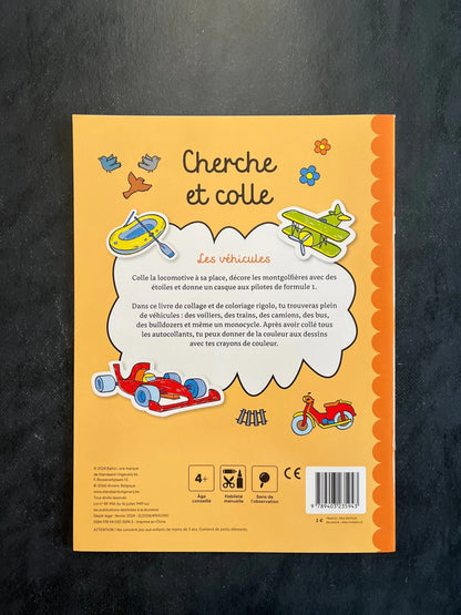 Cherche et colle - les véhicules