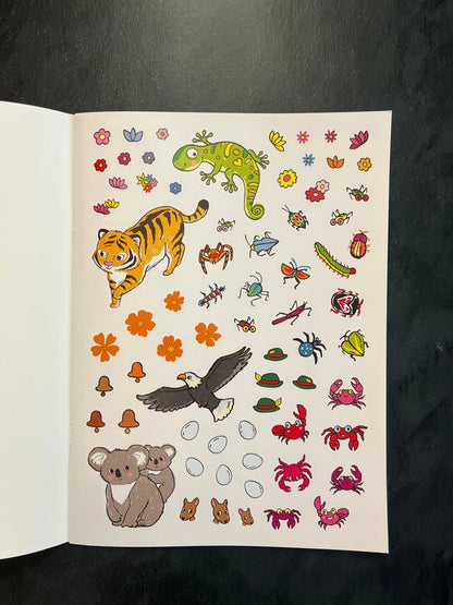 Cherche et colle - les animaux du monde