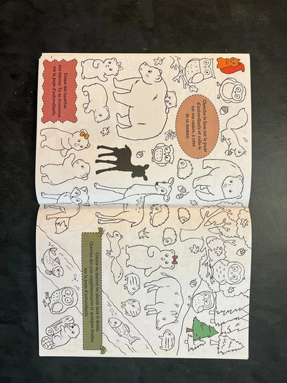 Cherche et colle - les animaux du monde