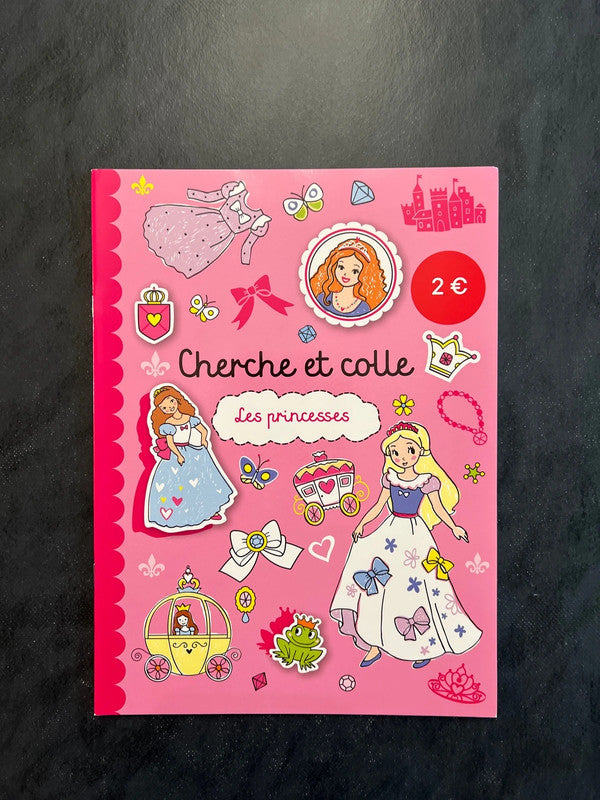 Cherche et colle - les princesses