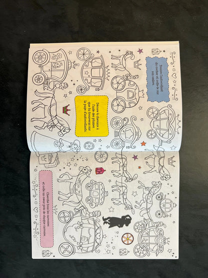 Cherche et colle - les princesses