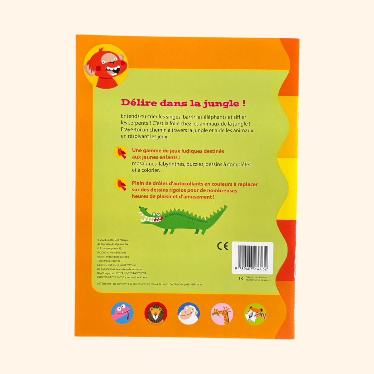Animaux en folie - Délire dans la jungle | 3-6 ans