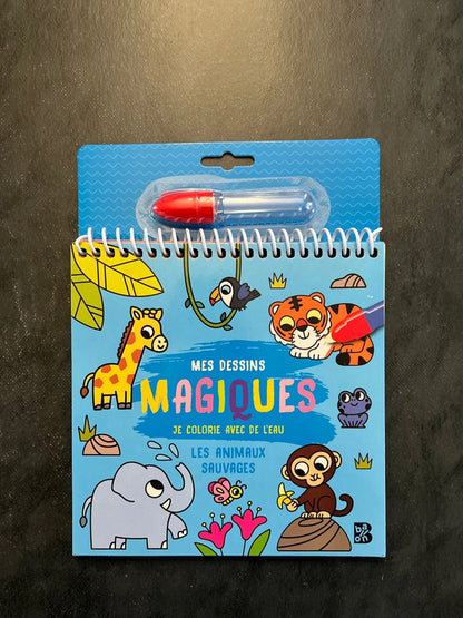 Mes dessins magiques - les animaux sauvages